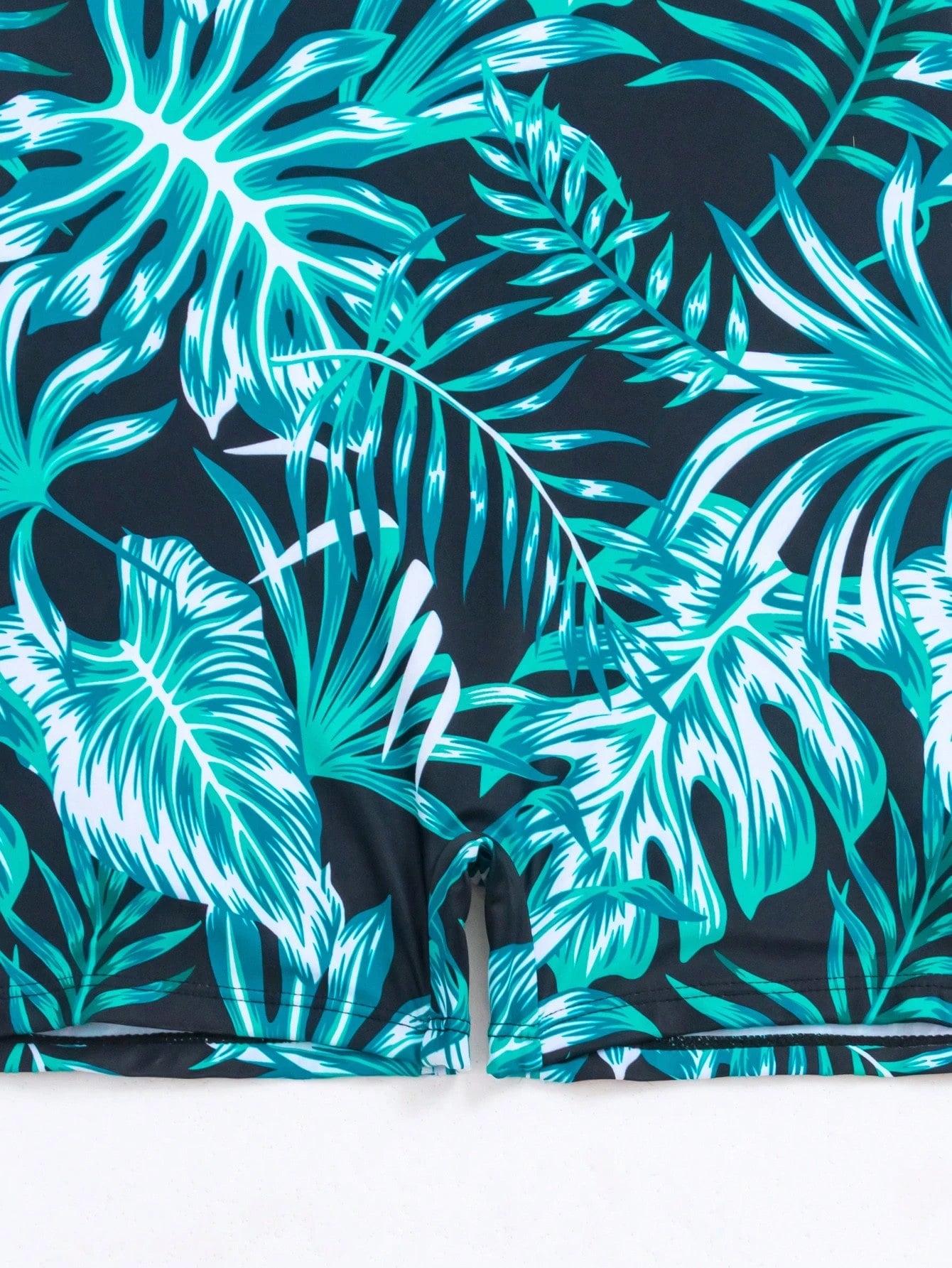 SHEIN Swim Estampa Tropical Maiô Push Up