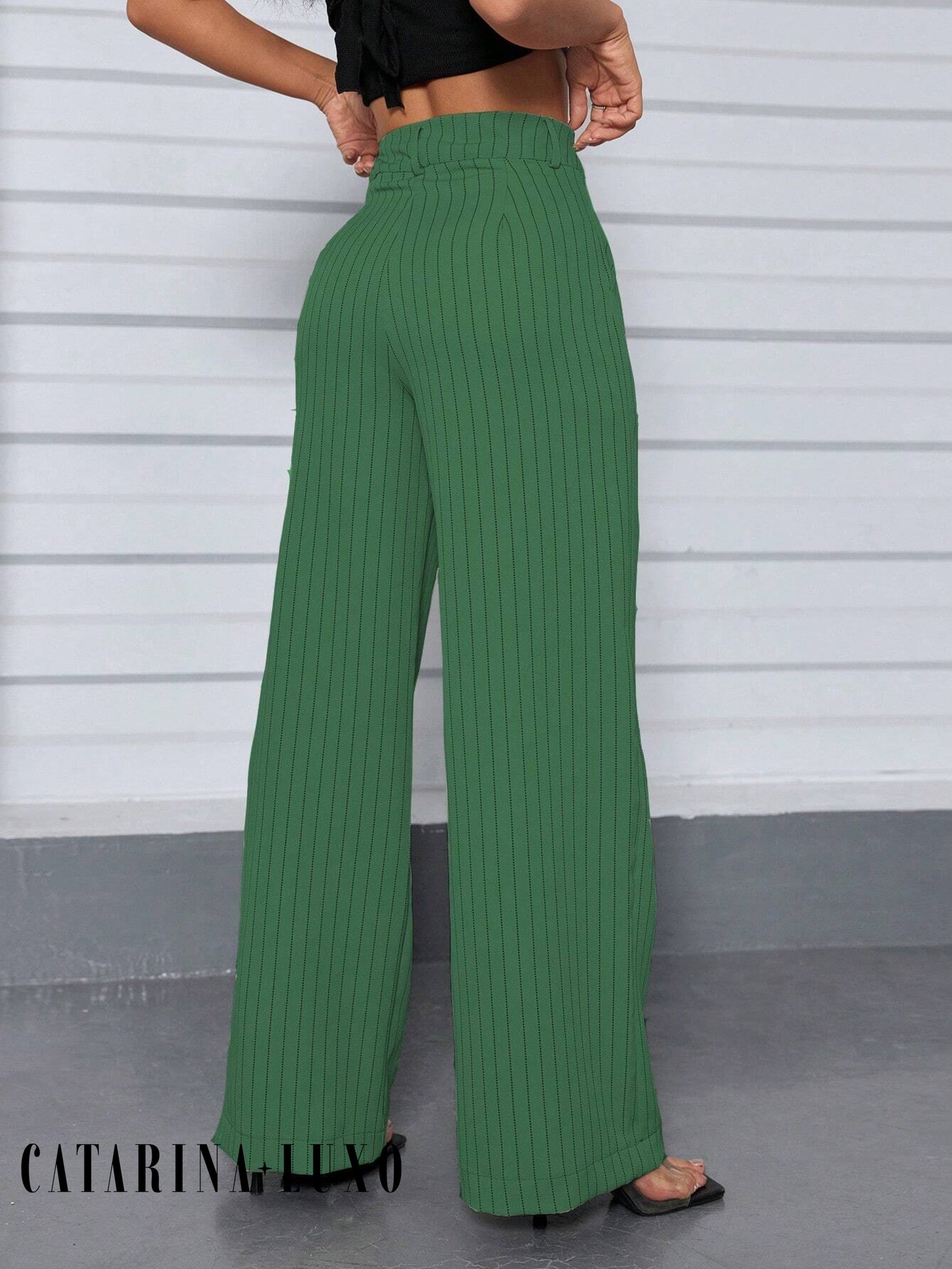 Calça Pantalona Cintura Alta Eliana
