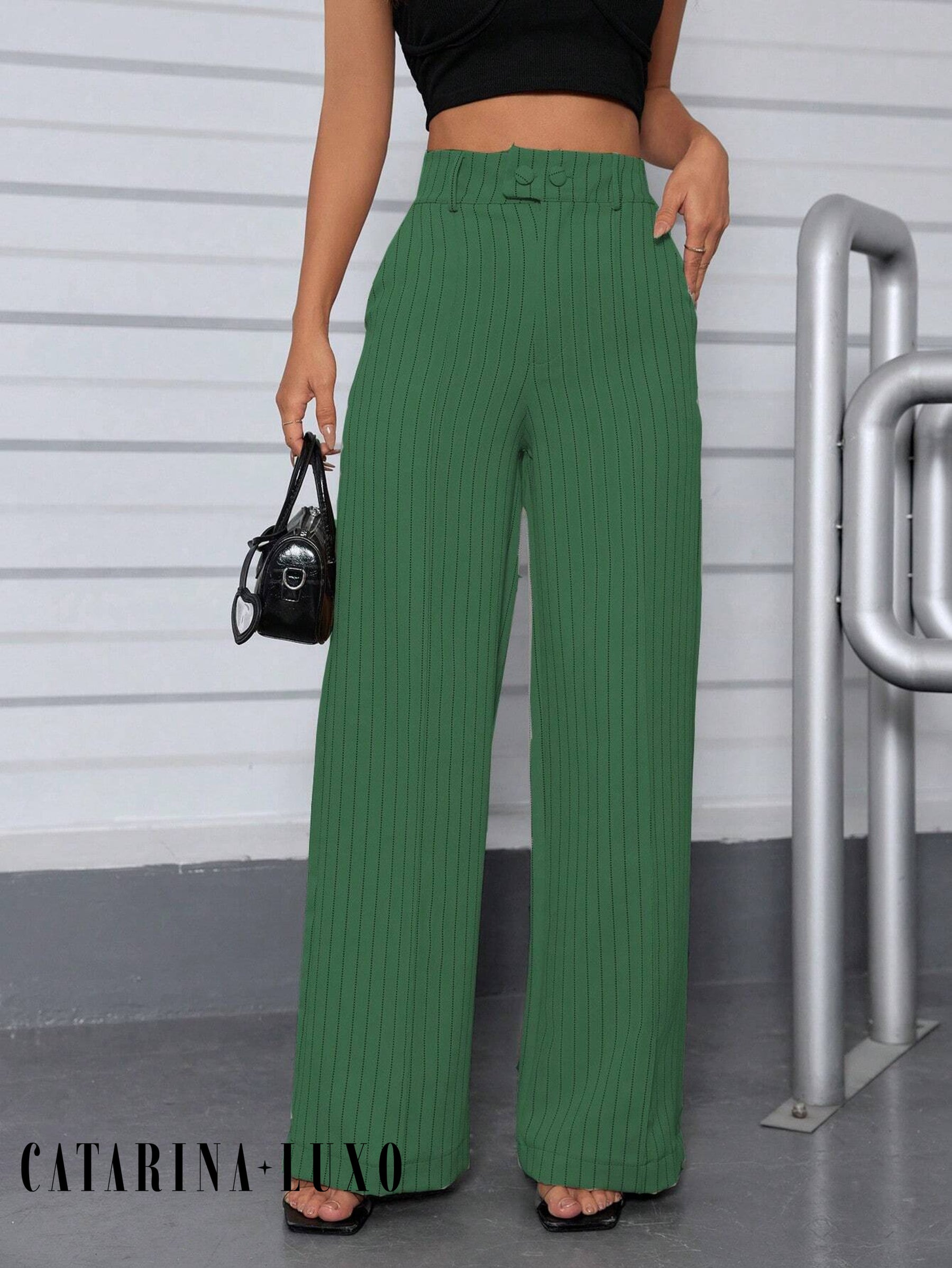 Calça Pantalona Cintura Alta Eliana