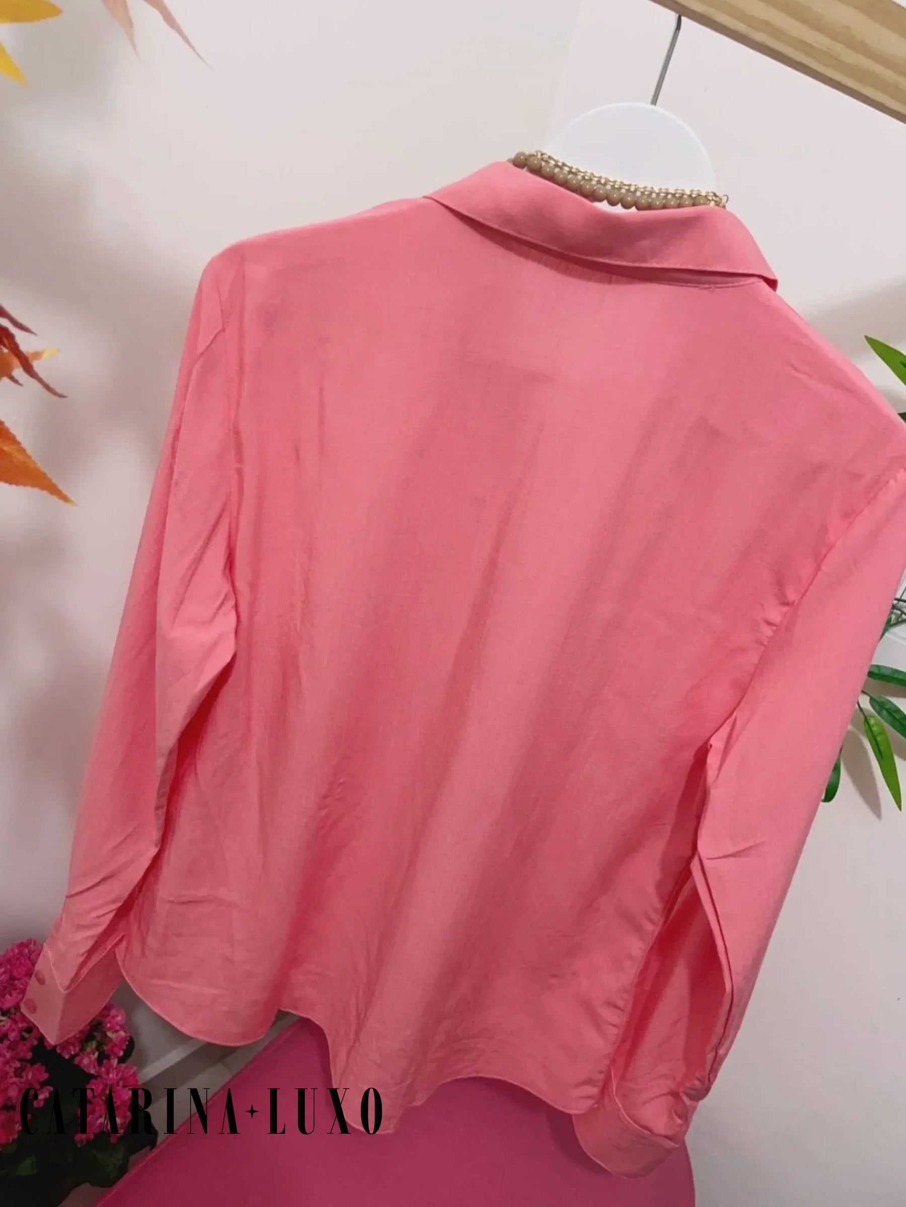 Camisa Social Manga Longa Com Botões Tatiane