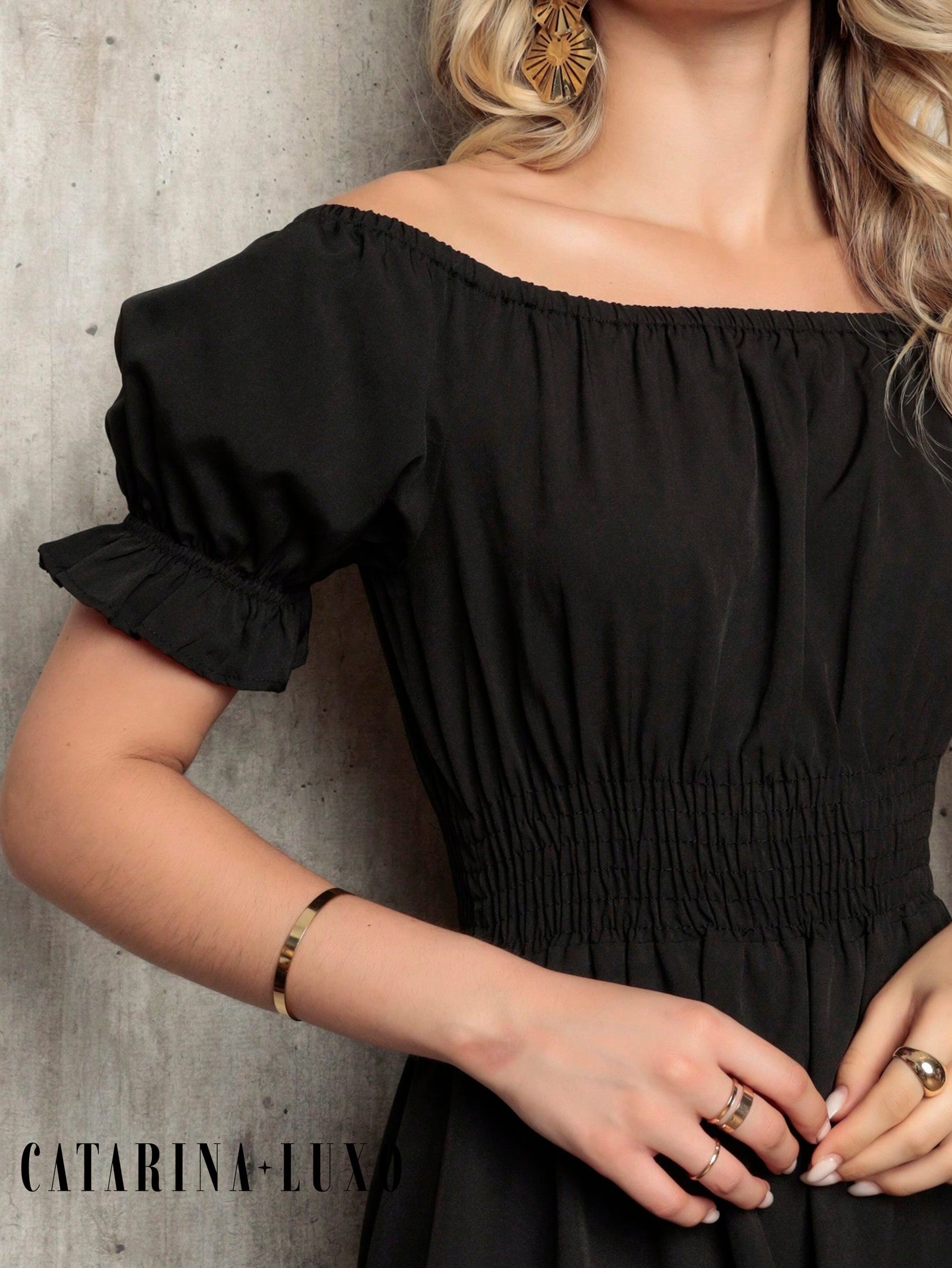 Vestido Midi Curto Larissa Vestidos Midi Femininos