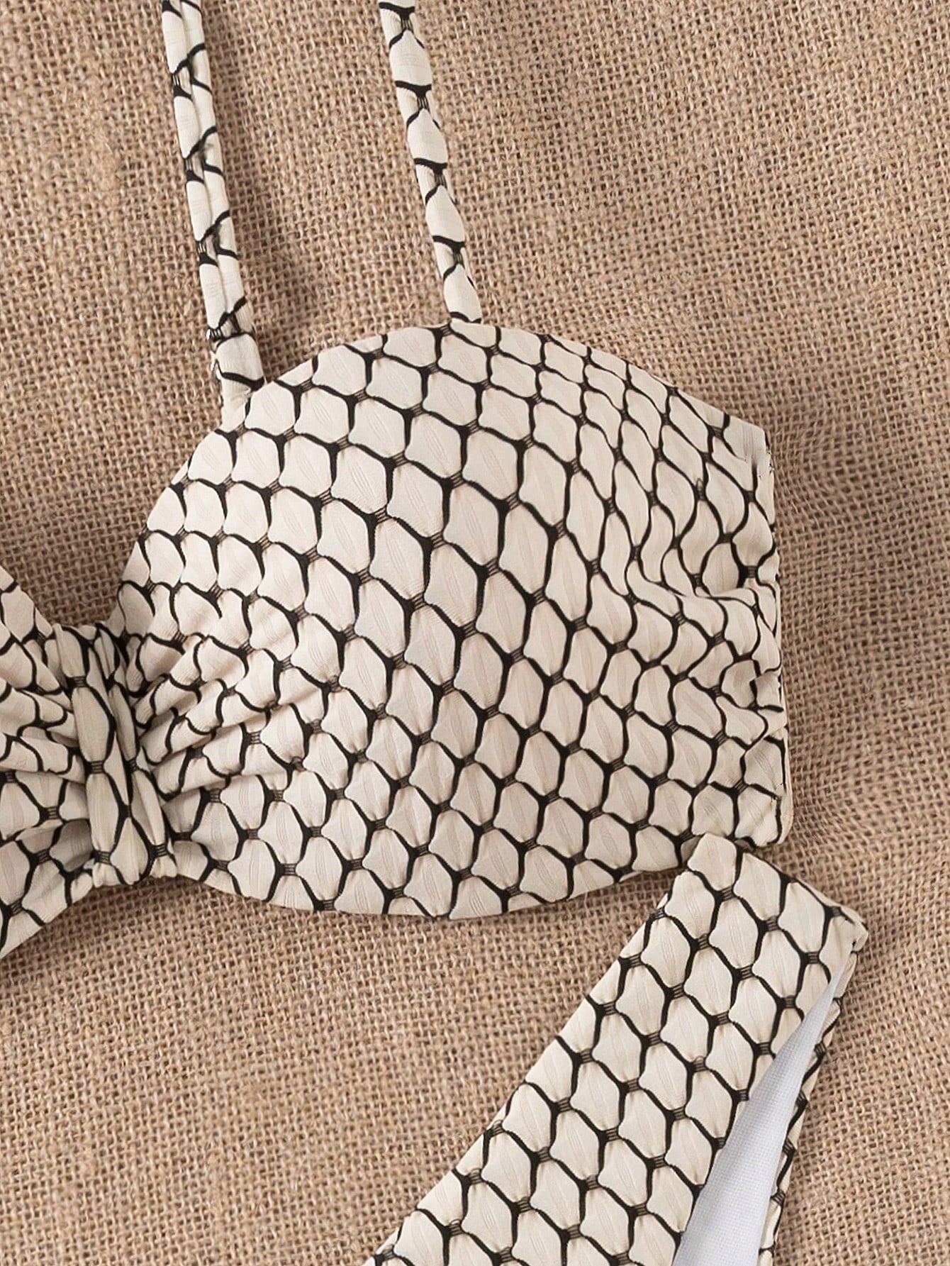Swim Lushoire Mulheres 2 peças Conjunto de Maiô Bikini Push Up de Tecido Texturizado, Roupa de Praia e Férias de Verão
