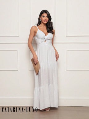 Vestido Longo Pipoca Layla Vestidos Maxi Femininos