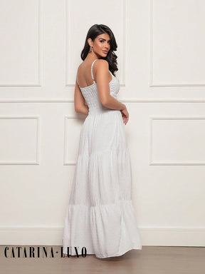 Vestido Longo Pipoca Layla Vestidos Maxi Femininos