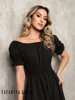 Vestido Midi Curto Larissa Vestidos Midi Femininos